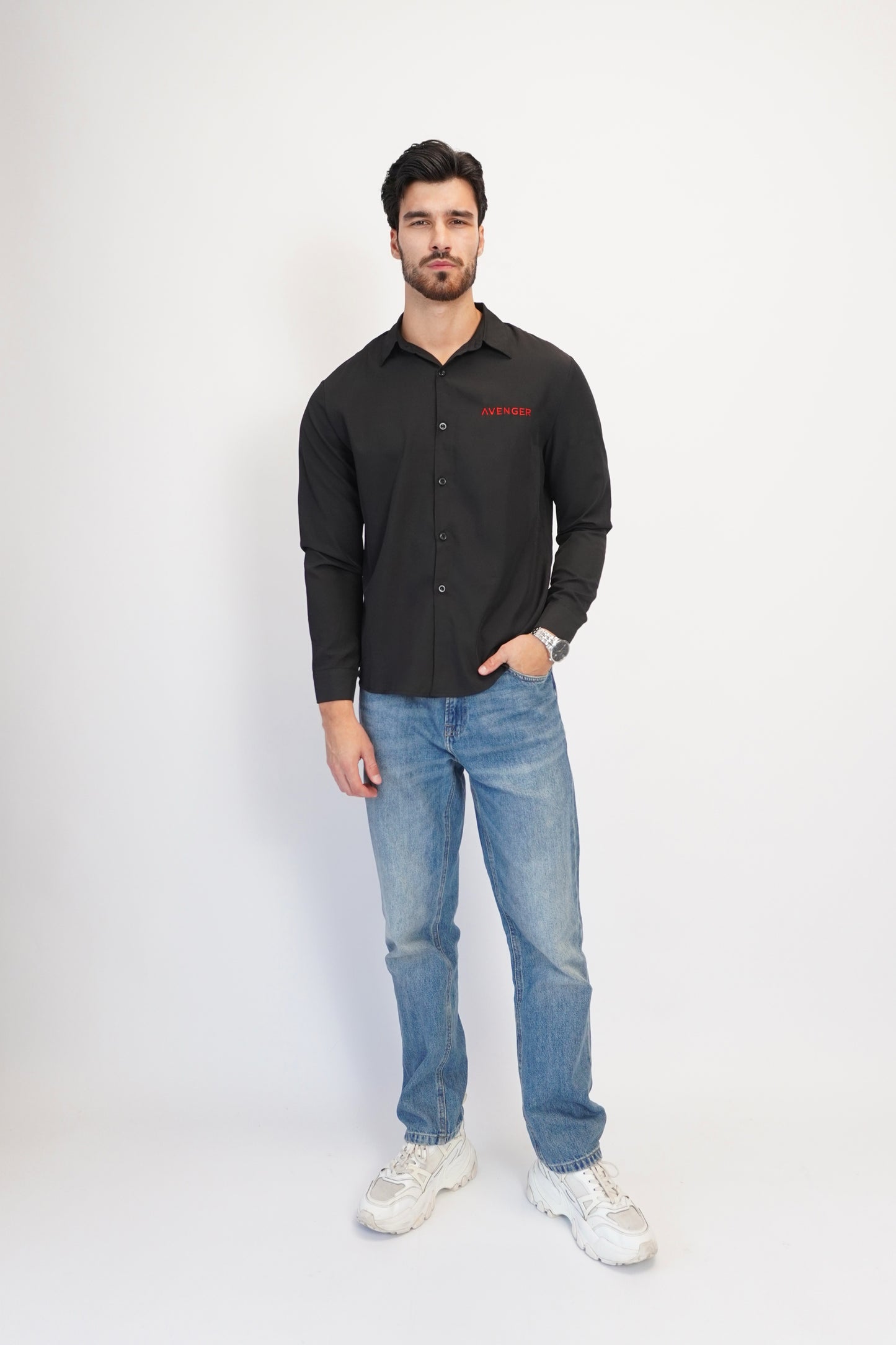 Мъжка риза "Karma Alarm"